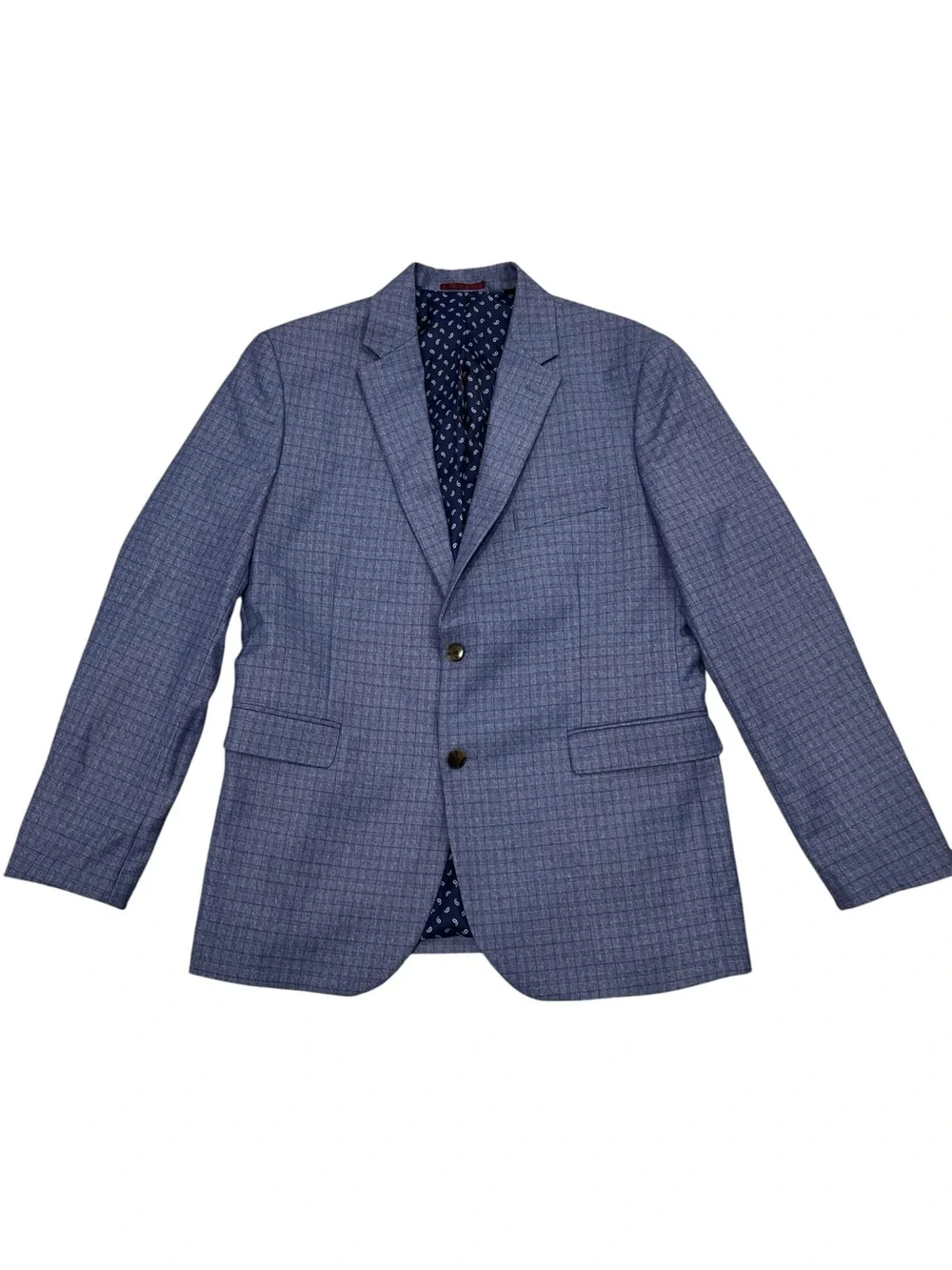 Johnston & Murphy Blue Blazer Men’s M Slim Fit Stretch Sport Coat Double Vent